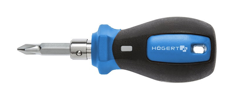 Универсальная отвертка со сменными насадками 8 в 1 HOEGERT HT1S210