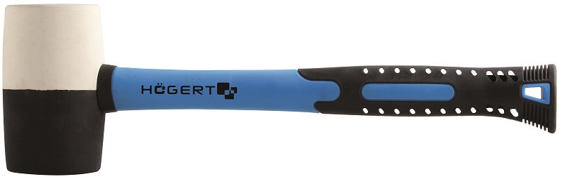 Молоток резиновый 680 г, с рукояткой из стекловолокна HOEGERT HT3B052