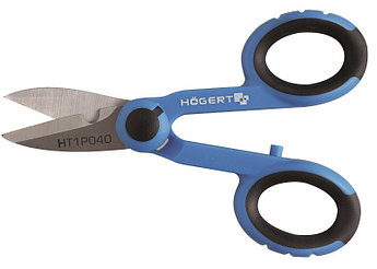 Ножницы электрика усиленные для проводов HOEGERT HT1P040