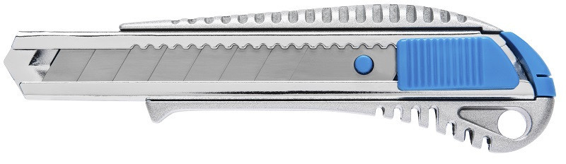 Нож с отламывающимся лезвием 18 мм, металлический корпус, 1 лезвие SKS HOEGERT HT4C606