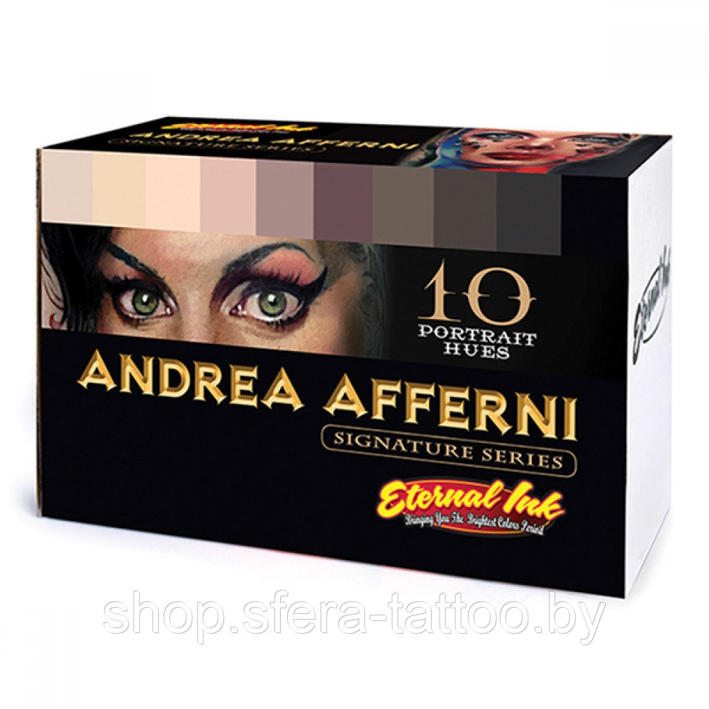 Портретный набор тонких тонов кожи от Andrea Afferni, Eternal, 1/2 унции (10 цветов) - фото 3 - id-p112996814