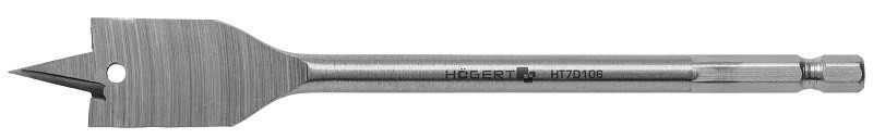 Сверло перьевое по дереву с шестигранным хвостовиком 16 х 152 мм HOEGERT HT7D116