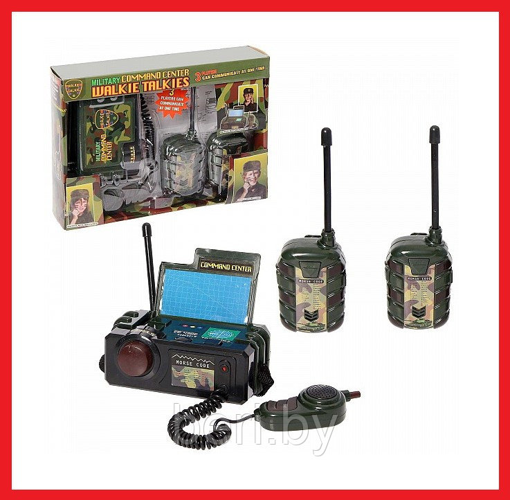 4988M Набор детская рация (2 рации + база) WALKIE TALKIES, набор раций с базой - фото 1 - id-p112997530