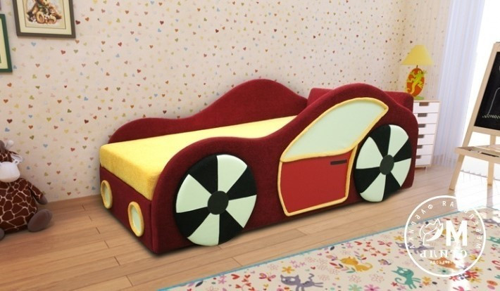 Детский диван-кровать Машинка - правый - фото 7 - id-p112997830