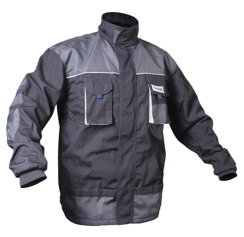 Куртка рабочая XL, 6 карманов, укрепления на локтях HOEGERT HT5K280-XL