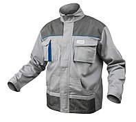 Куртка рабочая серая, размер L HOEGERT HT5K283-L
