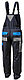 Рабочий полукомбинезон темно-синий, размер XXL HOEGERT HT5K271-XXL, фото 2