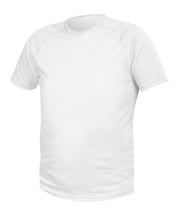 Футболка из полиэстера белая, 2XL HOEGERT HT5K401-2XL