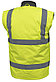 Куртка утепленная, светоотражающая 3 в 1, размер S (желтая) HOEGERT HT5K240-S, фото 4