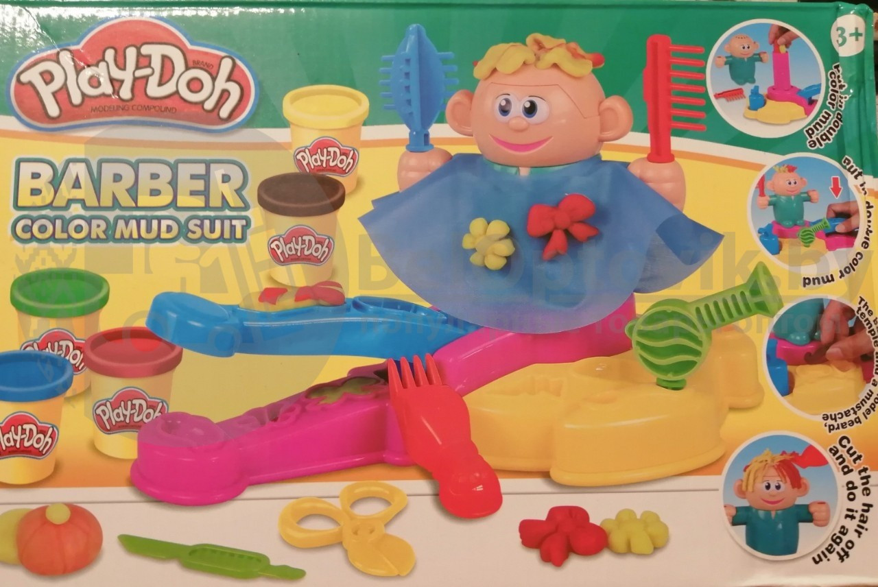 Набор для лепки Play-Doh мягкий пластилин «Парикмахер» - фото 1 - id-p112998680