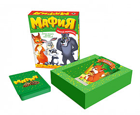 Карточная игра "Детская Мафия. Лесной переполох", 18 карточек (Русский стиль), фото 2