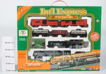 1604A Детская железная дорога Int' l Express, 449 см, аксессуары, свет, звук - фото 5 - id-p113007923