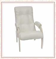 Кресло для отдыха модель 61 каркас Дуб шампань экокожа Mango-002