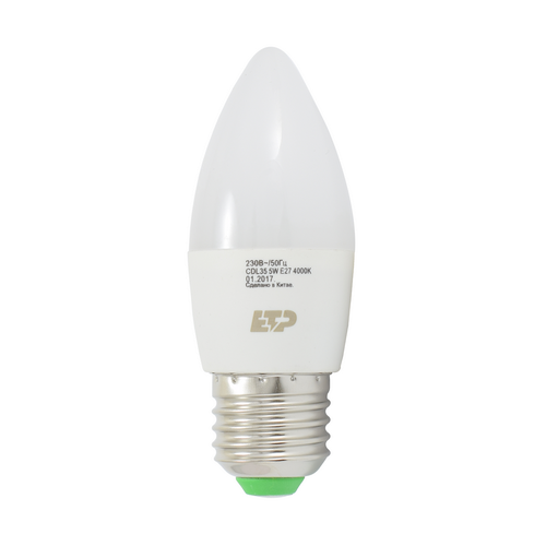 Лампа светодиодная CDL35 5W 3000К E27 ETP