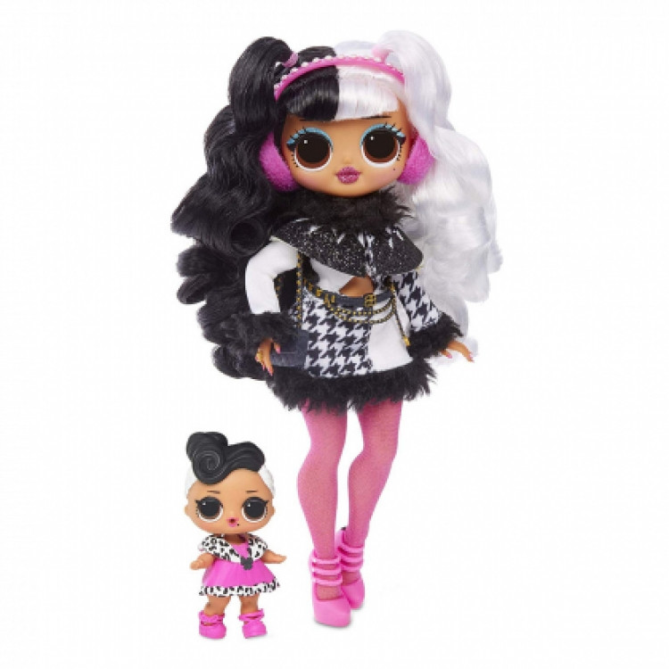 Кукла Lol OMG Winter Disco 2 волна Dollie + кукла DollFace (Кукольное Лицо)