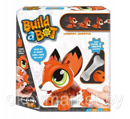 Сборная модель интерактивной игрушки Build a Bot - Лисенок с аксессуаром 170198, фото 3