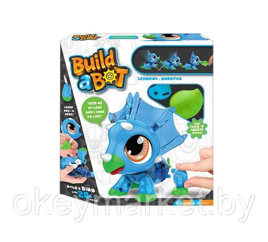 Сборная модель интерактивной игрушки Build a Bot - Динозаврик с аксессуаром 170581, фото 2