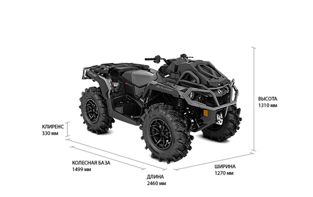 Квадроцикл OUTLANDER 1000R X MR 2021, фото 2