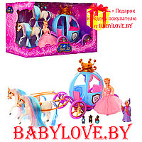 Игровой набор Золушка ST-201 кукла с каретой и лошадью