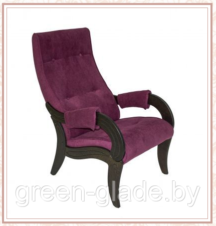 Кресло для отдыха модель 701 каркас Античный орех ткань Verona Cyklam