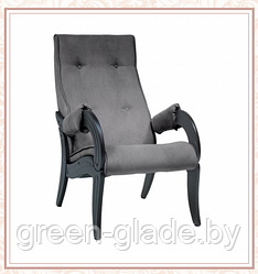 Кресло для отдыха модель 701 каркас Венге ткань Verona Antrazite Greу