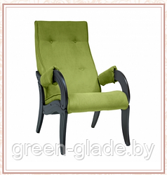 Кресло для отдыха модель 701 каркас Венге ткань Verona Apple Green