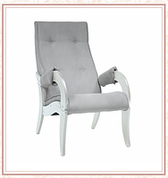Кресло для отдыха модель 701 каркас Дуб шампань ткань Verona Light Grey