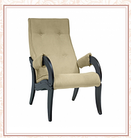 Кресло для отдыха модель 701 каркас Венге ткань Verona Vanilla
