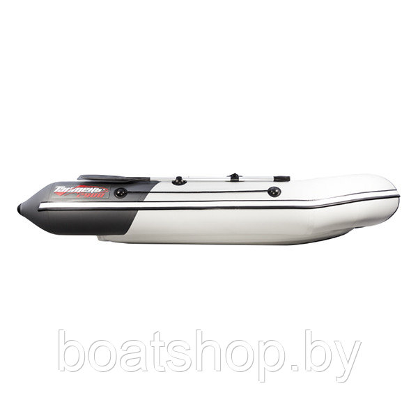 Надувная моторно-килевая лодка Таймень NX 2900 НДНД "Комби" светло-серый/графит - фото 7 - id-p113087471