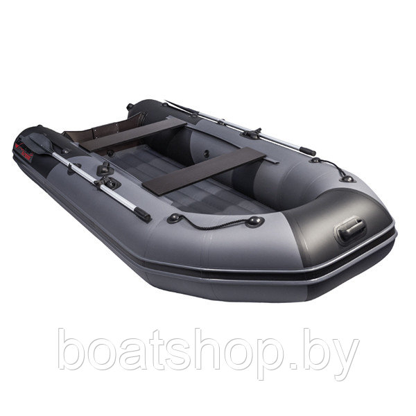 Надувная моторно-килевая лодка Таймень NX 3200 НДНД "Комби" графит/черный - фото 4 - id-p113087714