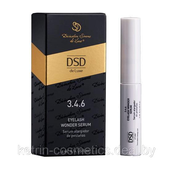 Сыворотка для роста ресниц Eyelash wonder serum 3.4.6 Dsd de Luxe 4 мл - фото 1 - id-p113088585