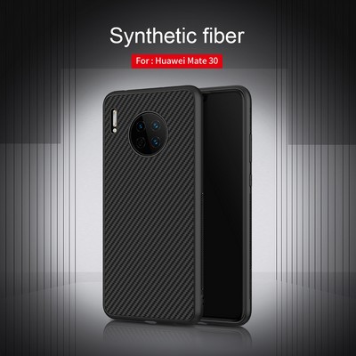 Пластиковый чехол Nillkin Synthetic Fiber Черный для Huawei Mate 30 - фото 4 - id-p113082689