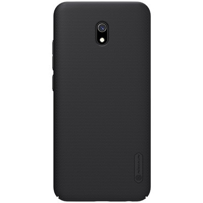 Пластиковый чехол с подставкой Nillkin Super Frosted Shield Черный для Xiaomi Redmi 8A - фото 1 - id-p113082717