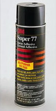 Клей универсальный 3M Spray 77 SUPER, 710 мл (аэрозольный, спрей) - фото 1 - id-p62916864