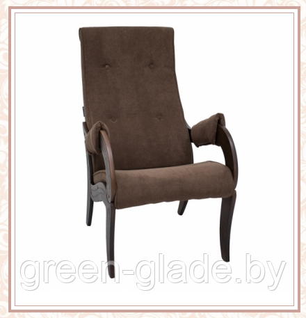 Кресло для отдыха модель 701 каркас Античный орех ткань Verona Brown