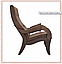 Кресло для отдыха модель 701 каркас Античный орех ткань Verona Brown, фото 2