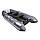 Надувная моторно-килевая лодка Таймень LX 3400 НДНД графит/светло-серый, фото 3