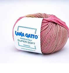 Пряжа Lana Gatto Super Soft цвет 8509 (секционного крашения)