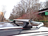 Багажник на крышу Amos ALFA aero с замком на рейлинги, фото 4