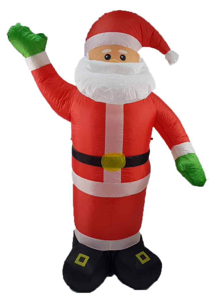 Надувная фигура Дед Мороз с электронасосом (180 см, светится) арт. VT20-70002