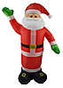 Надувная фигура Дед Мороз с электронасосом (150 см, светится) арт.VT18-21189
