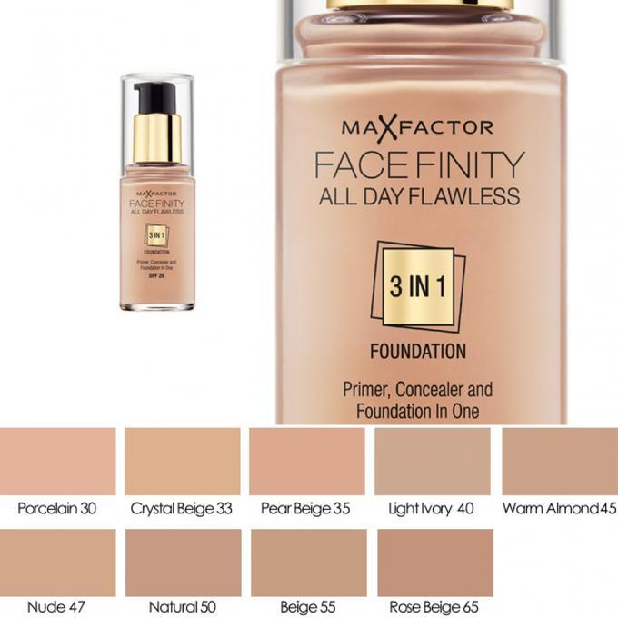 MAXFACTOR FaceFinity All Day Flawless 3in1 тон 40 - фото 1 - id-p112331881