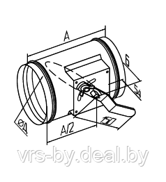 Регулирующие заслонки ZRK - фото 2 - id-p6580769