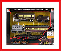 PYK82 Железная дорога, детский поезд Model Train, свет, звук, дым