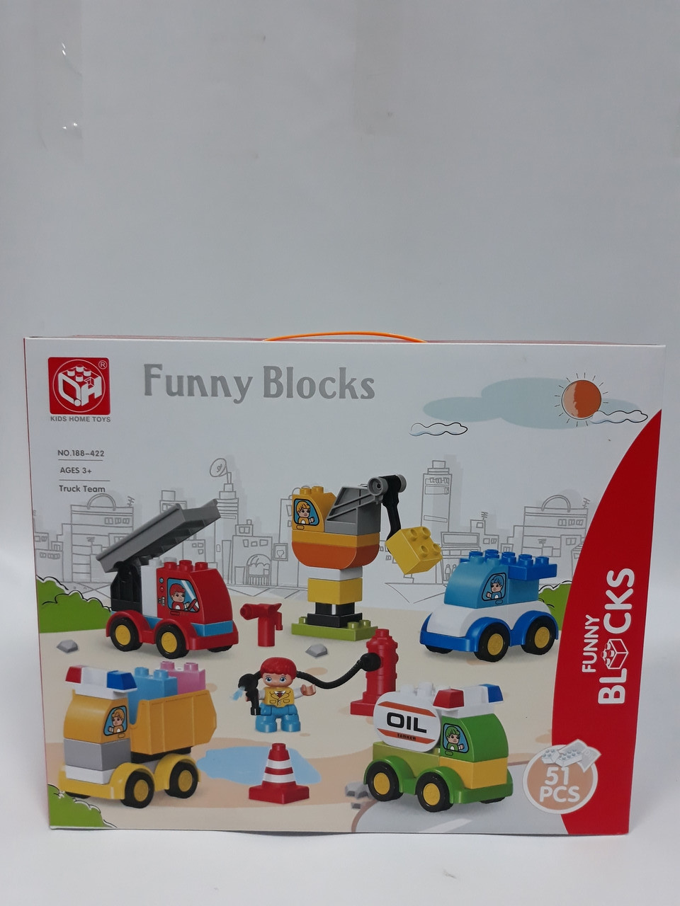 Конструктор "Funny blocks" - 51 шт заправка