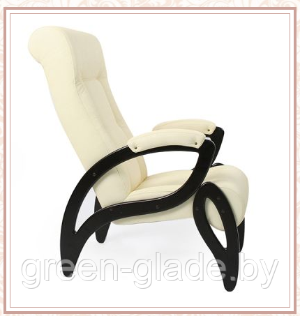 Кресло для отдыха модель 51 каркас Венге экокожа Дунди-112 - фото 5 - id-p8423908