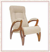 Кресло для отдыха модель 51 каркас Орех ткань Мальта-01