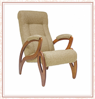 Кресло для отдыха модель 51 каркас Орех ткань Мальта-03
