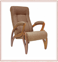 Кресло для отдыха модель 51 каркас Орех ткань Мальта-17