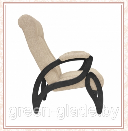 Кресло для отдыха модель 51 каркас Венге ткань Мальта-01